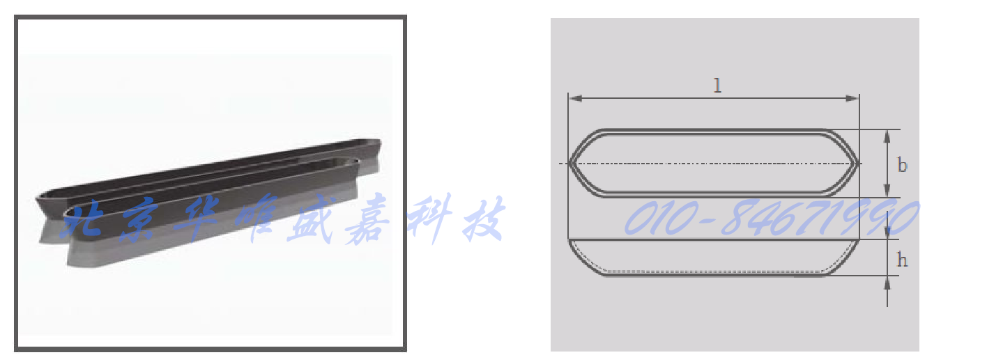 玻璃碳舟GCH4系列